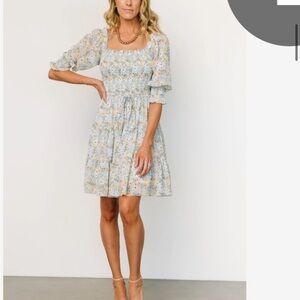 Floral Puff Sleeve Dress